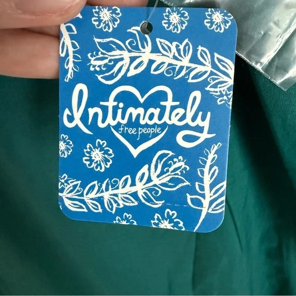 Free People New Women Green Backless Dress Sz S - Picture 4 of 10